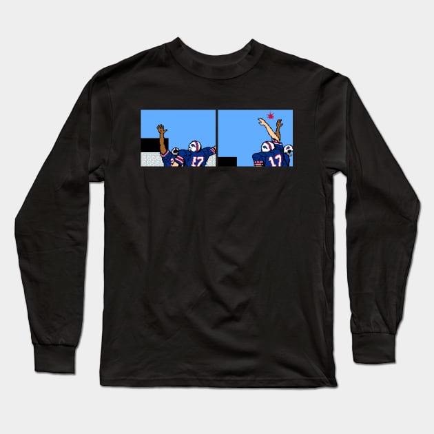 Tecmo High Five - Buffalo Long Sleeve T-Shirt by The Pixel League